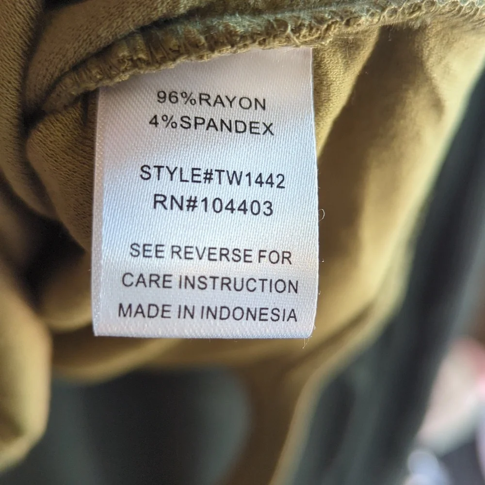 NWT The Workshop Olive Runched Bodysuit - Picture 2 of 2